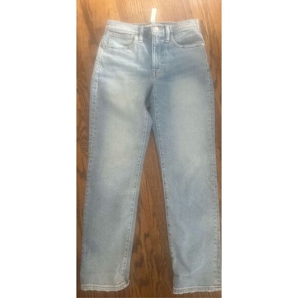 Madewell Roadtripper High-Rise Slim Boyjeans jeans 24 in Edenwald Wash - Picture 6 of 9